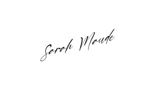 Sarah Maude name signature